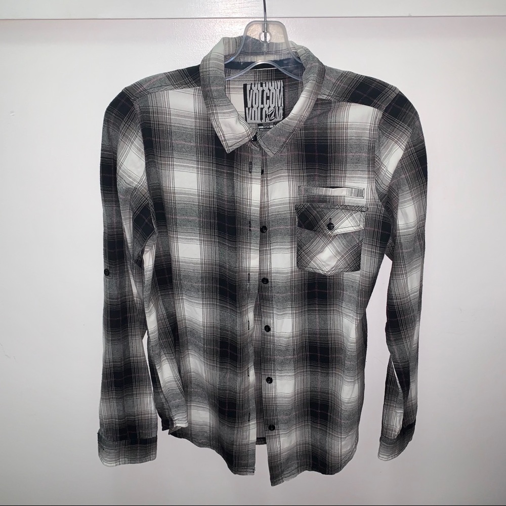 Volcom button down shirt.
